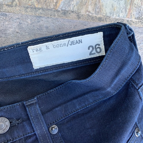 Rag & Bone Women’s Skinny Jeans Leg Zipper size 26 - Picture 3 of 6